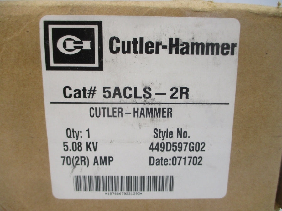 CUTLER HAMMER 5ACLS-2R 449D597G02 70(2R)A NSMP