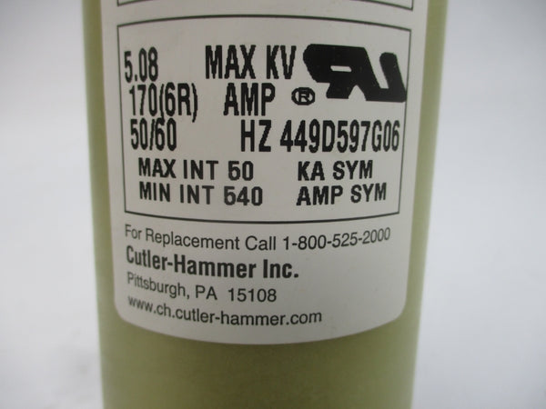 CUTLER HAMMER 5ACLS-6R 449D597G06 170(6R)A NSNP