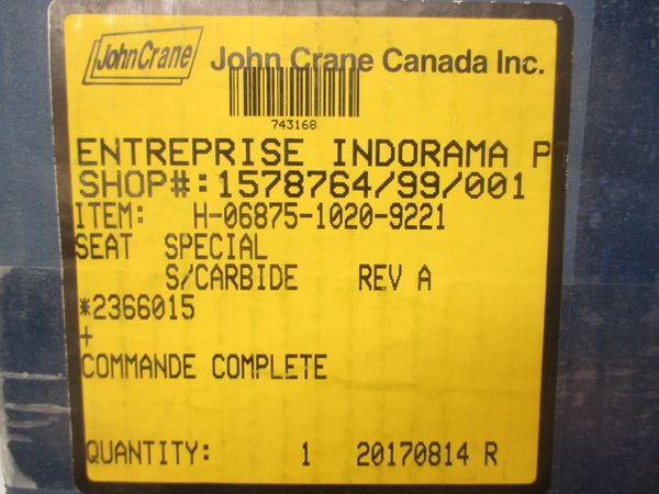 JOHN CRANE H-06875-1020-9221 REV. A NSMP