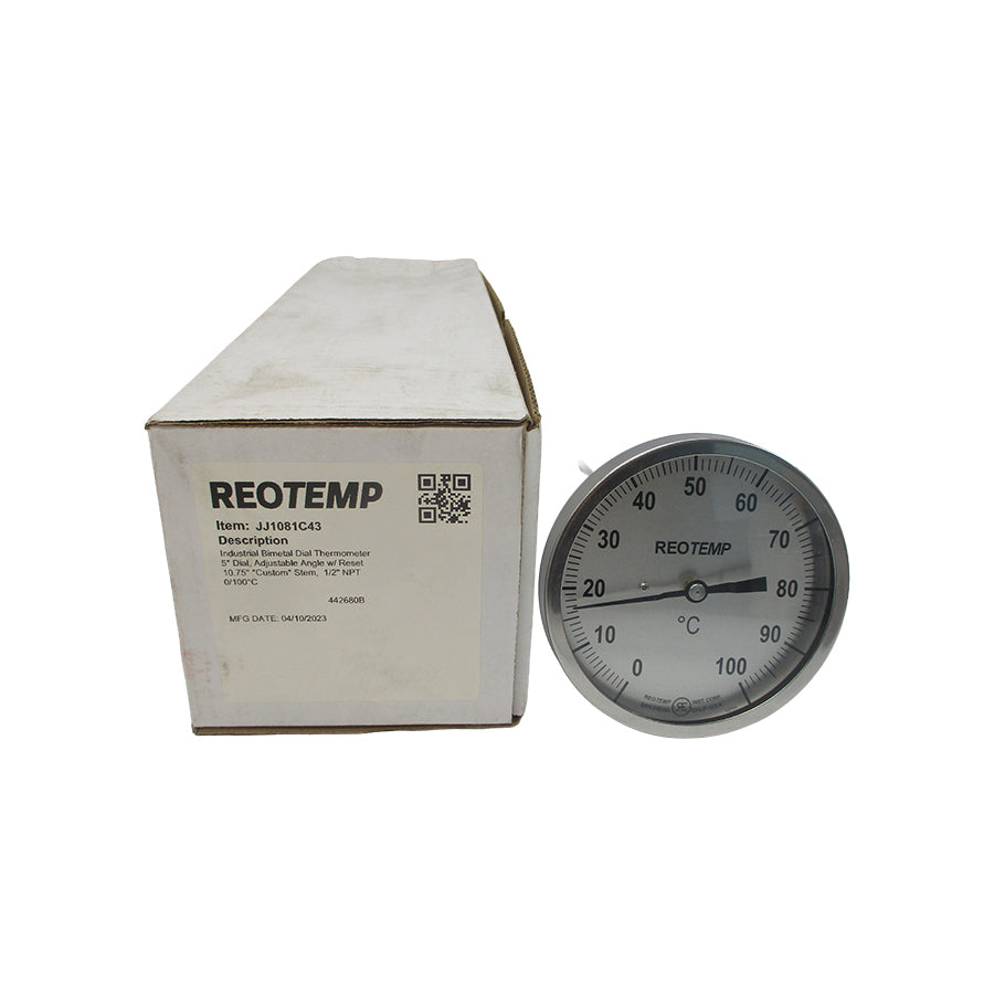 REOTEMP JJ1081C43 0/100'C 5" STEM10.75 NSMP