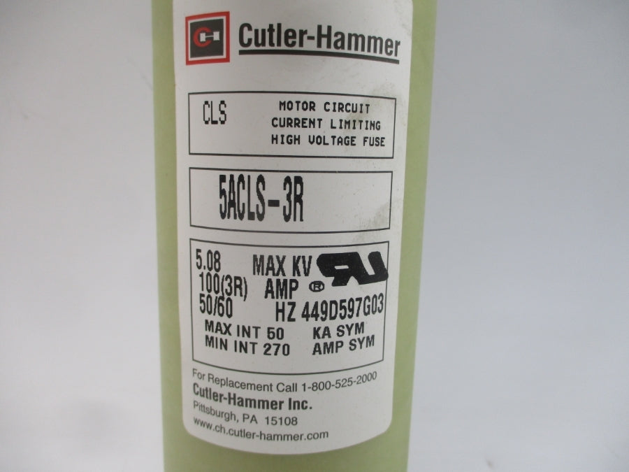 CUTLER HAMMER 5ACLS-3R 449D597G03 100(3R)A NSMP