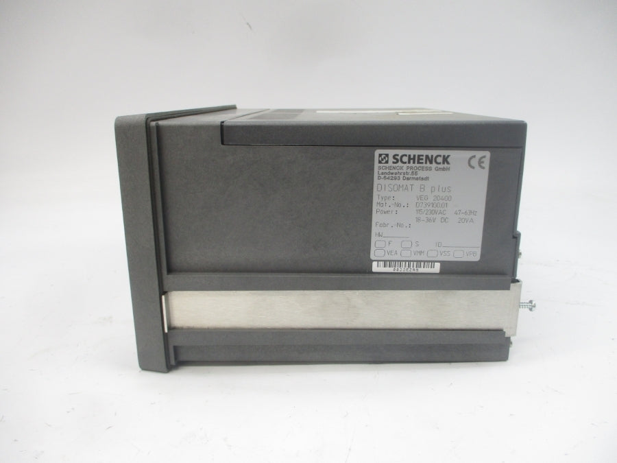 SCHENCK VEG20400 D739100.01 115/230VAC NSNP