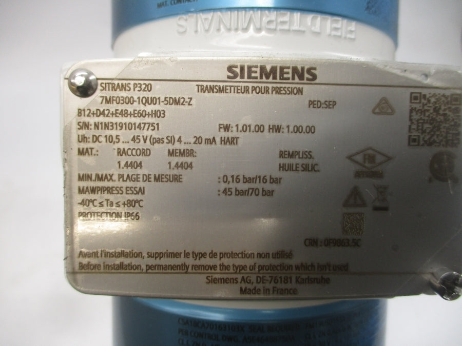SIEMENS 7MF03001QU015DM2-Z 10.5-45VDC NSMP