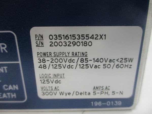 SEL SEL-351 035161535542X1 85-140VAC 5A NSNP