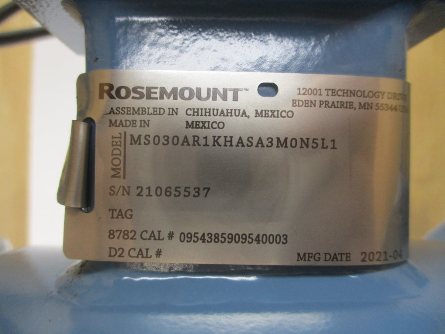 ROSEMOUNT MS030AR1KHASA3M0N5L1 85V 2A 720PSI NSNP