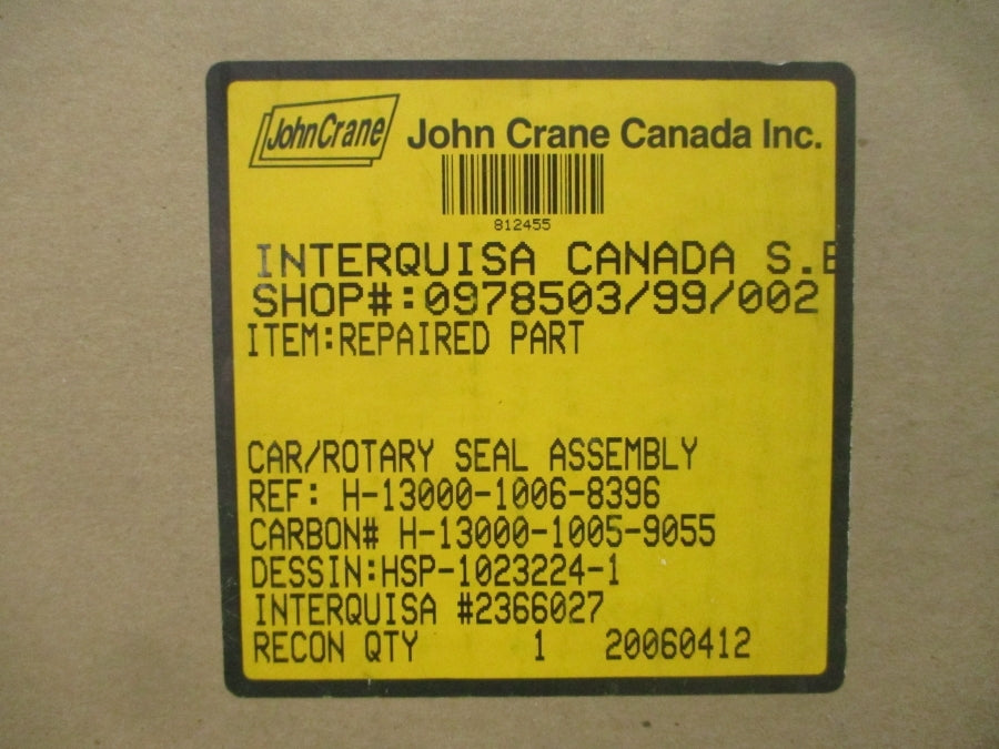 JOHN CRANE HSP-1023224-1 H-13000-1006-8396 REMAN