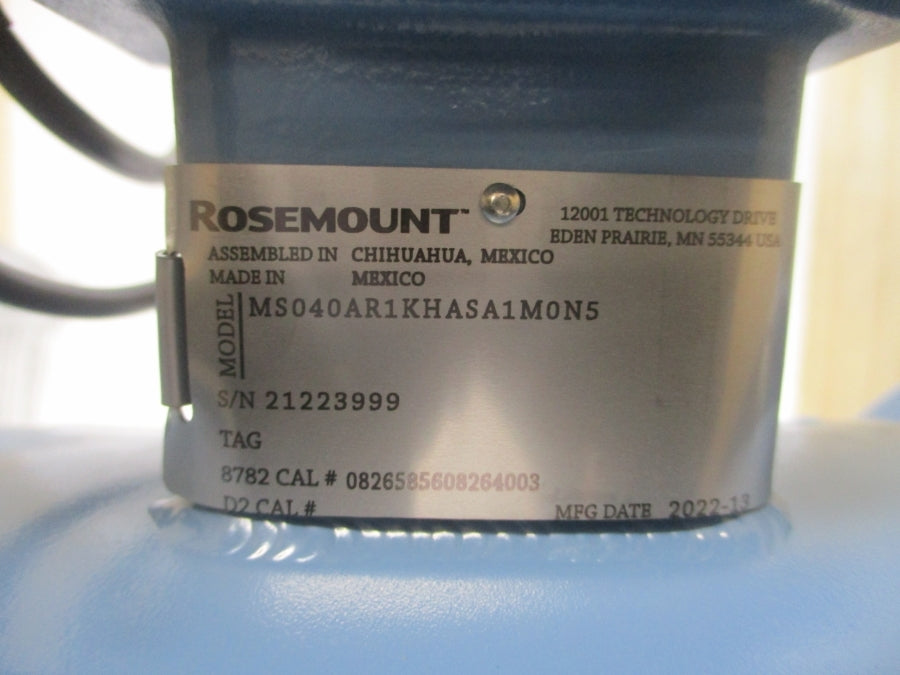 ROSEMOUNT MS040AR1KHASA1M0N5 85V 2A 275PSI NSNP