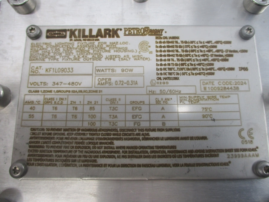 HUBBELL KF1L09033 347-480V 0.72-0.31A NSMP