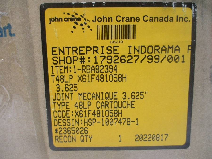 JOHN CRANE HSP-1007478-1 3.625" NSMP