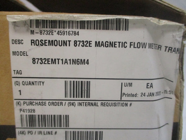 ROSEMOUNT 8732EMT1A1N6M4 90-250VAC 0.45A NSMP