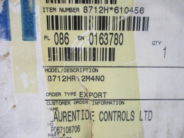 ROSEMOUNT 8712HR12M4N0 115VAC 2.5A NSMP