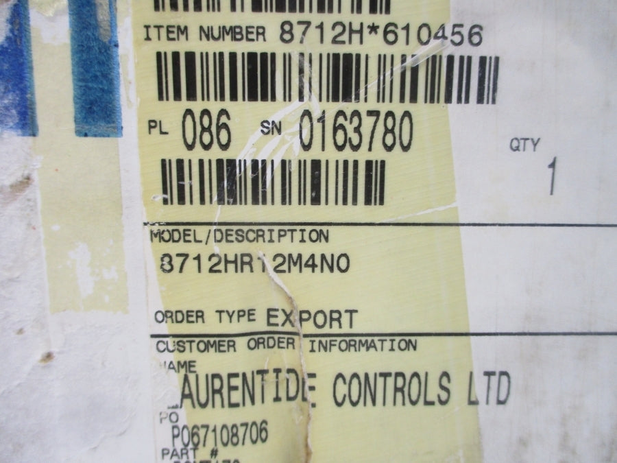 ROSEMOUNT 8712HR12M4N0 115VAC 2.5A NSMP