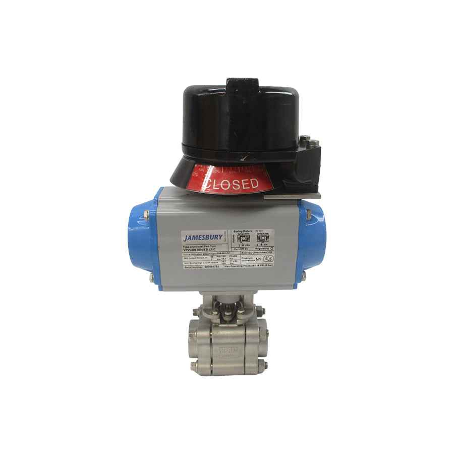 JAMESBURY VPVL200 4AB3600XTB2 QZM2VB1DSS 125/250VAC 10A 350/1200PSI 1" NSNP