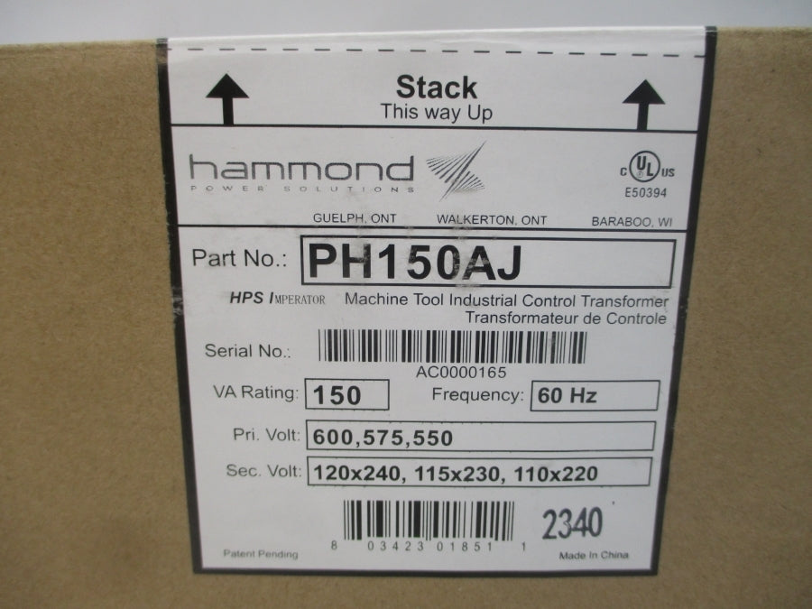 HAMMOND POWER SOLUTIONS PH150AJ 600V NSMP