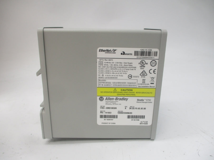 INDUSTRIAL SPARE PART 1783-BMS10CGN SER. A 12-48VDC 0.5-2.0A NSMP