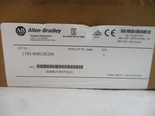 INDUSTRIAL SPARE PART 1783-BMS10CGN SER. A 12-48VDC 0.5-2.0A NSMP