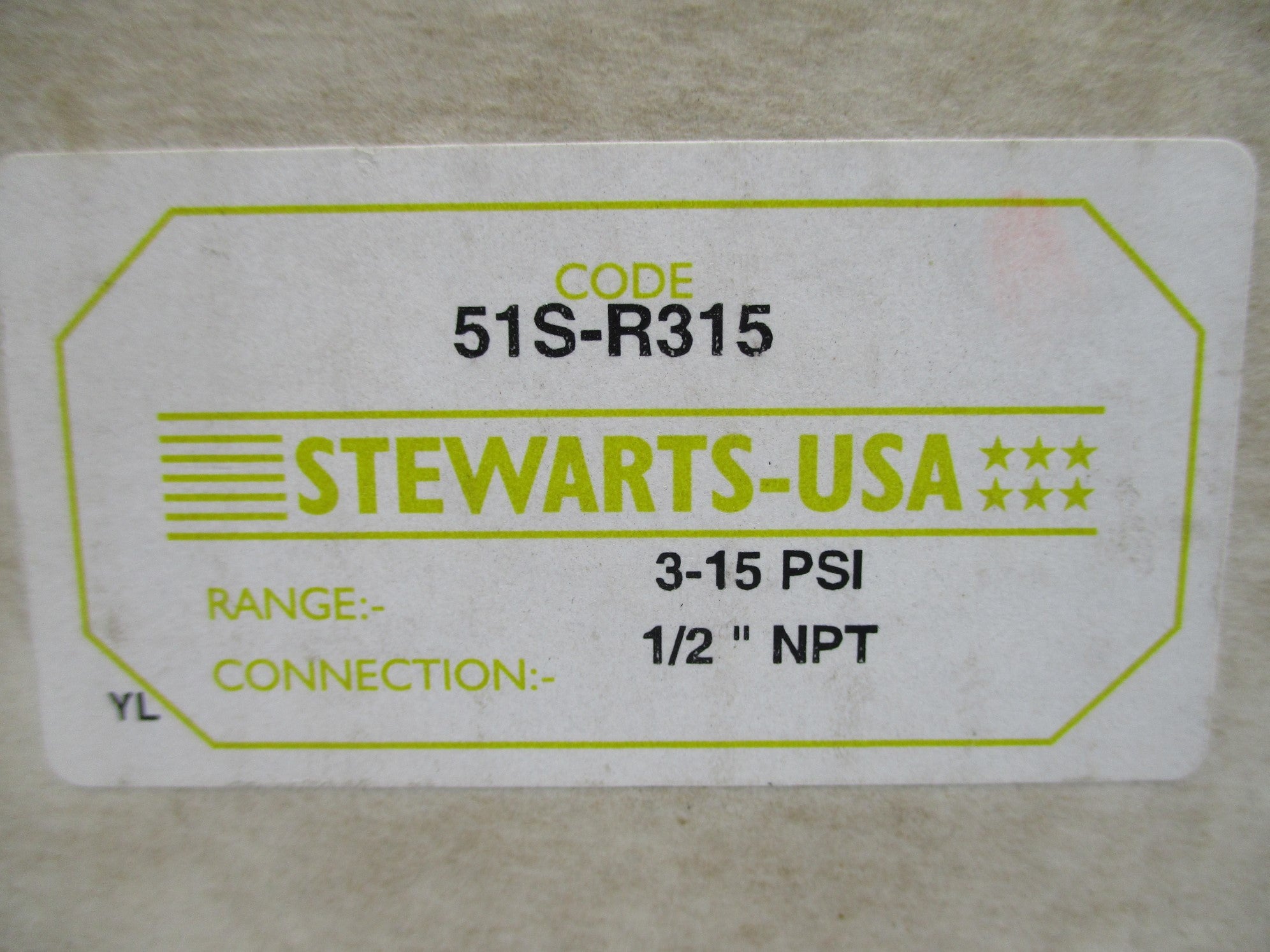 STEWARTS-USA 51S-R315 3-15PSI NSMP