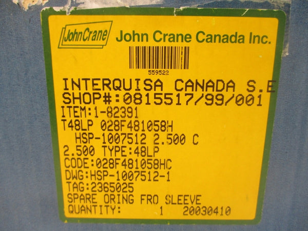 JOHN CRANE HSP-1007512-1 2.500" NSMP