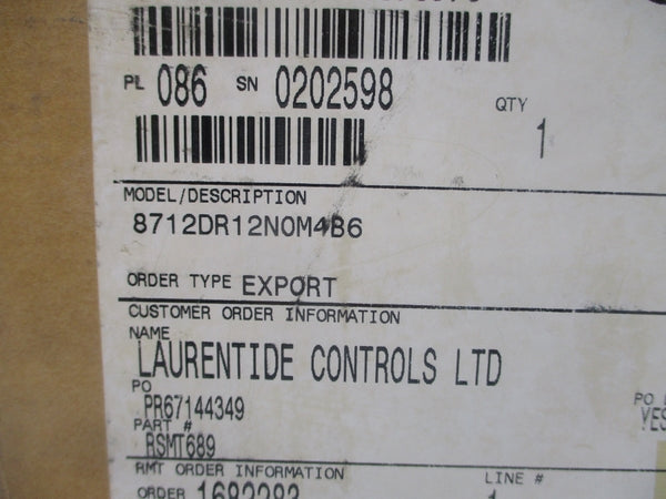 ROSEMOUNT 8712DR12N0M4B6 90-250VAC 2A NSMP