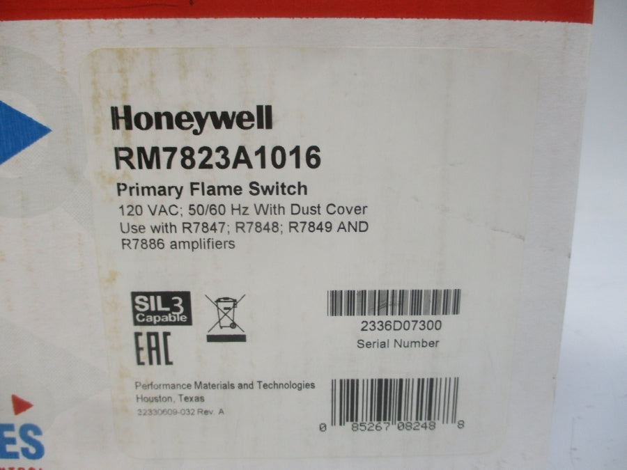 HONEYWELL RM7823A1016 120VAC 20A REV. 5029 NSMP