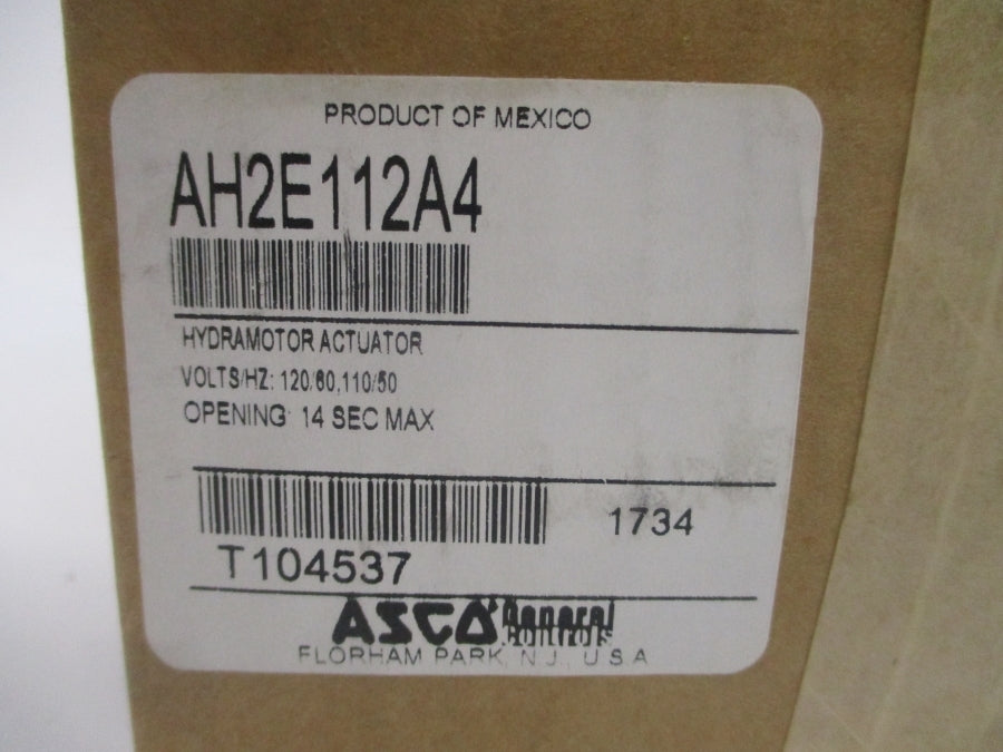 ASCO AH2E112A4 110/120V 2.1/2.5A 15PSI NSMP
