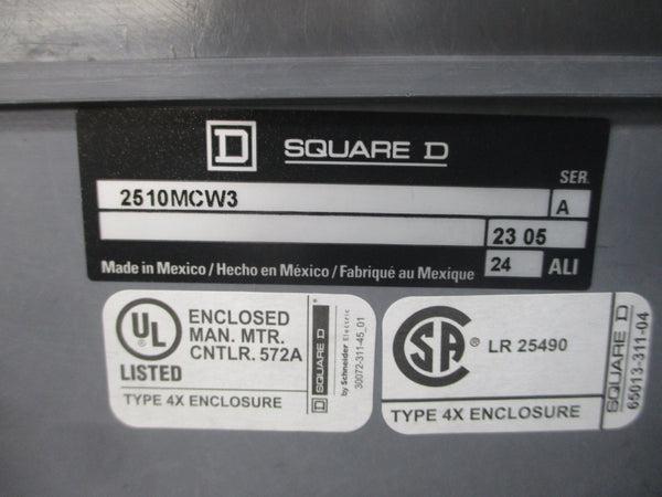 SQUARE D 2510MCW3 SER. A 600V NSMP