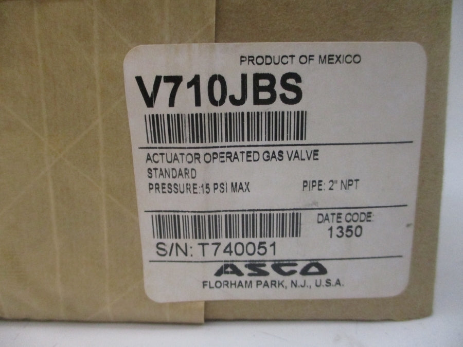 ASCO V710JBS 15PSI 2" NSMP