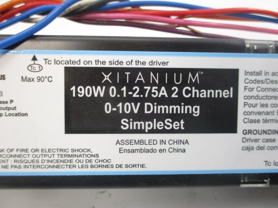 ADVANCE XI190C275V054BSG2 120-277VAC 0.1-2.75A NSNP