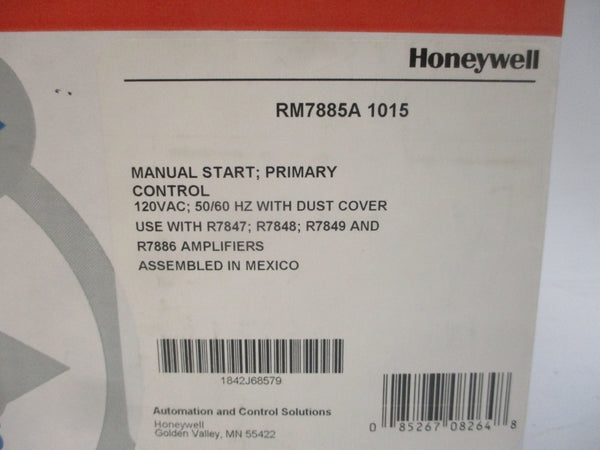 HONEYWELL RM7885A1015 F/W 4141 120VAC REV. G NSMP
