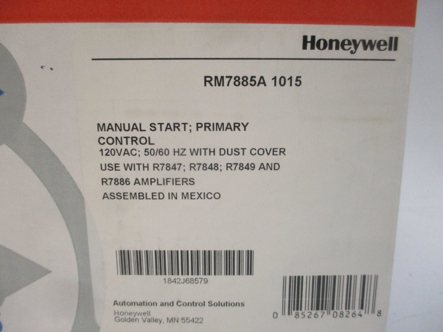 HONEYWELL RM7885A1015 F/W 4141 120VAC REV. G NSMP