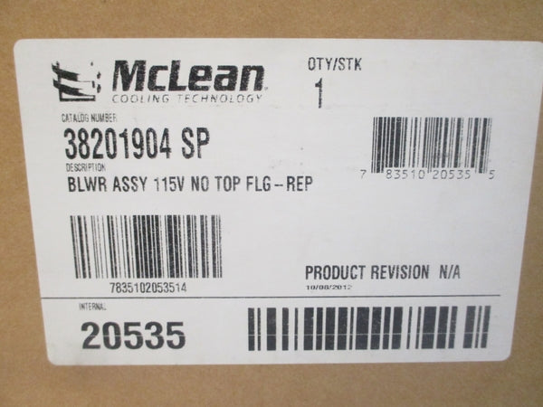 MCLEAN 38-2019-04 115V 1.388/1.25A NSMP