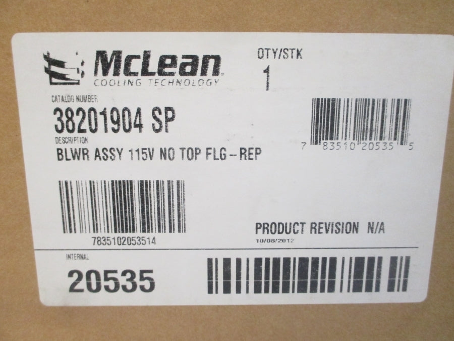 MCLEAN 38-2019-04 115V 1.388/1.25A NSMP
