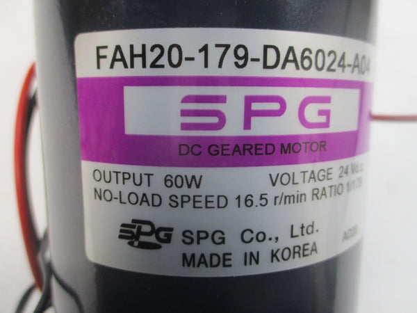SPG FAH20-179-DA6024-A04 24VDC NSMP