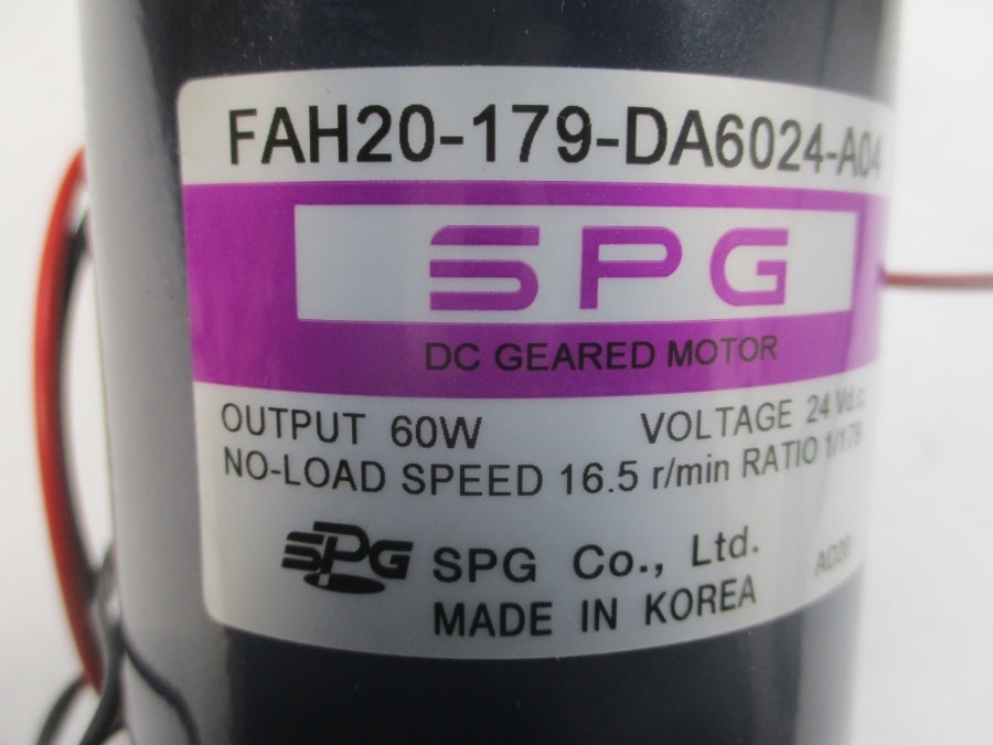 SPG FAH20-179-DA6024-A04 24VDC NSMP