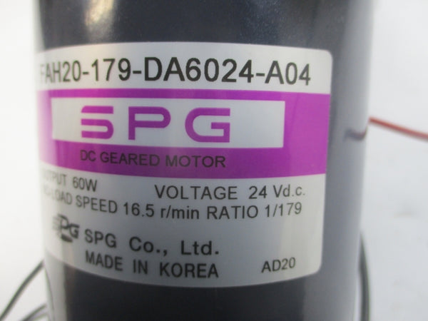 SPG FAH20-179-DA6024-A04 24VDC NSMP