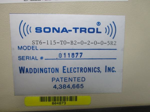 WADDINGTON ELECTRONICS ST6-115-T0-B2-0-2-0-0-5R2 115V NSNP