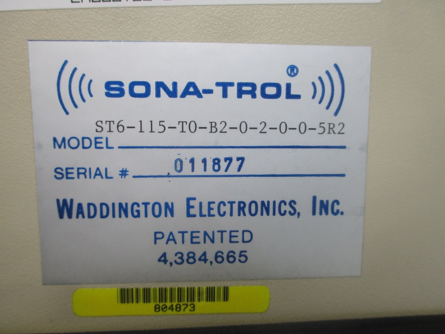 WADDINGTON ELECTRONICS ST6-115-T0-B2-0-2-0-0-5R2 115V NSNP