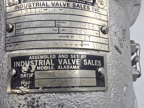 DRESSER 1511J-LP-20 50PSI 2" NSNP