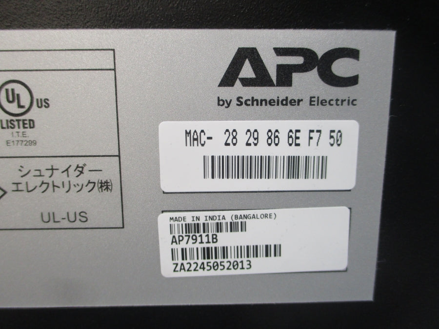 APC AP7911B 200-240/208VAC 24A NUPI