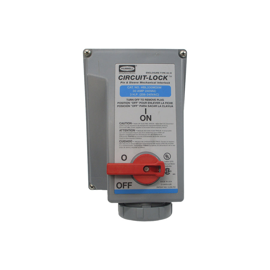 HUBBELL HBL330MI6W 240VAC 30A NSNP