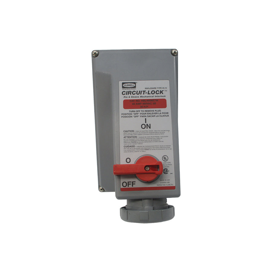 HUBBELL HBL460MI7W 480VAC 60A UNMP