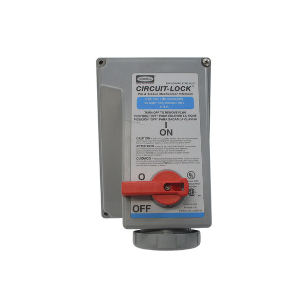 HUBBELL HBL530MI9W 120/208VAC 30A UNMP