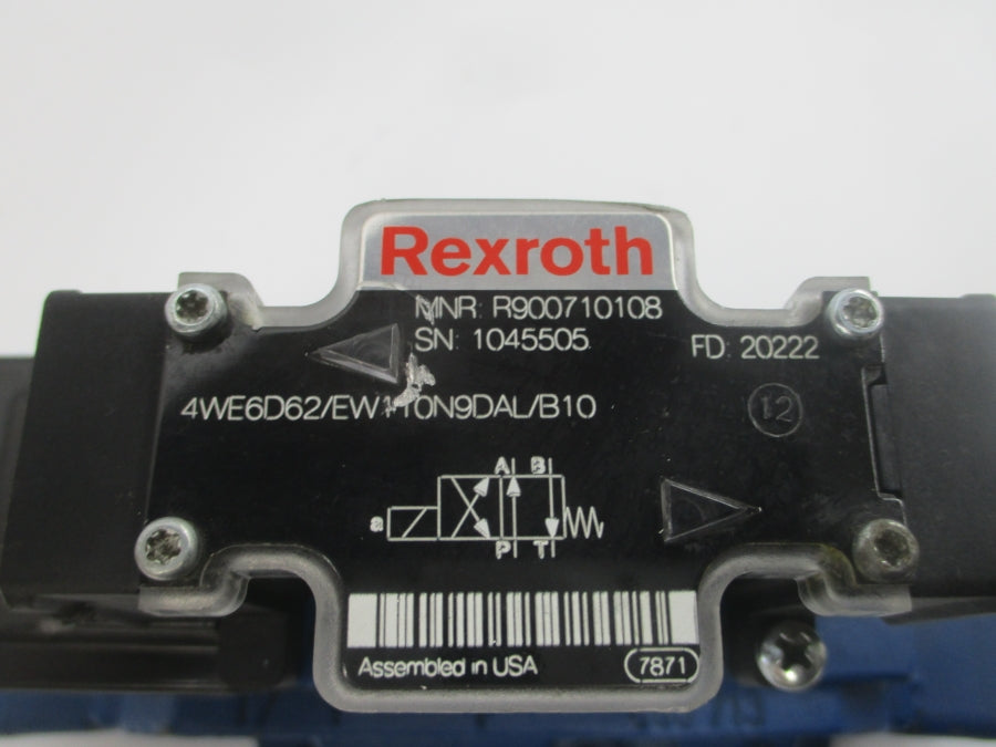 REXROTH H-4WEH25D64/6EW110N9ETDAL/B10D3 R901319464 110/120V NSNP