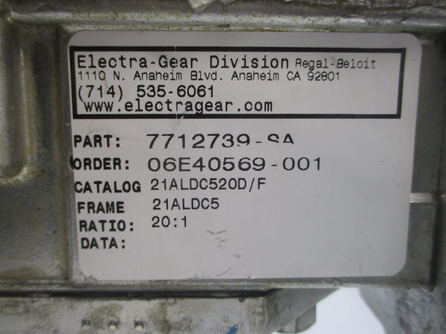 ELECTRA-GEAR 7712739-SA 21ALDC520D/F NSNP