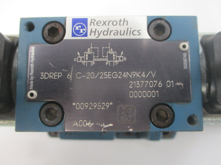 REXROTH 4WRZ16W6-100-70/6EG24N9ETK4/D3V 12VDC 2.5A UNMP