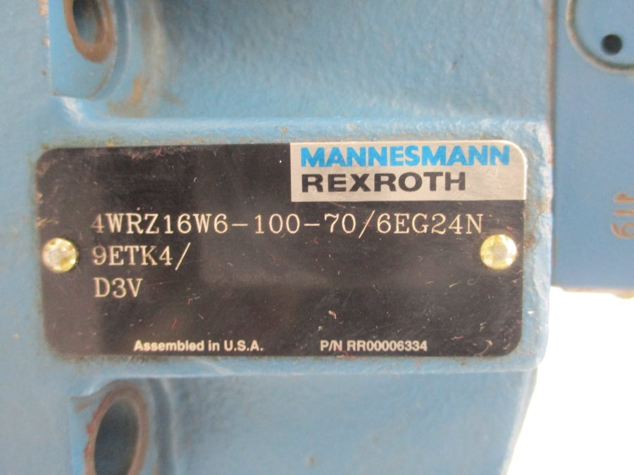REXROTH 4WRZ16W6-100-70/6EG24N9ETK4/D3V 12VDC 2.5A UNMP