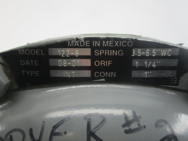 INVENSYS 122-8 3.5-6.5"WC 1-1/4" NSNP