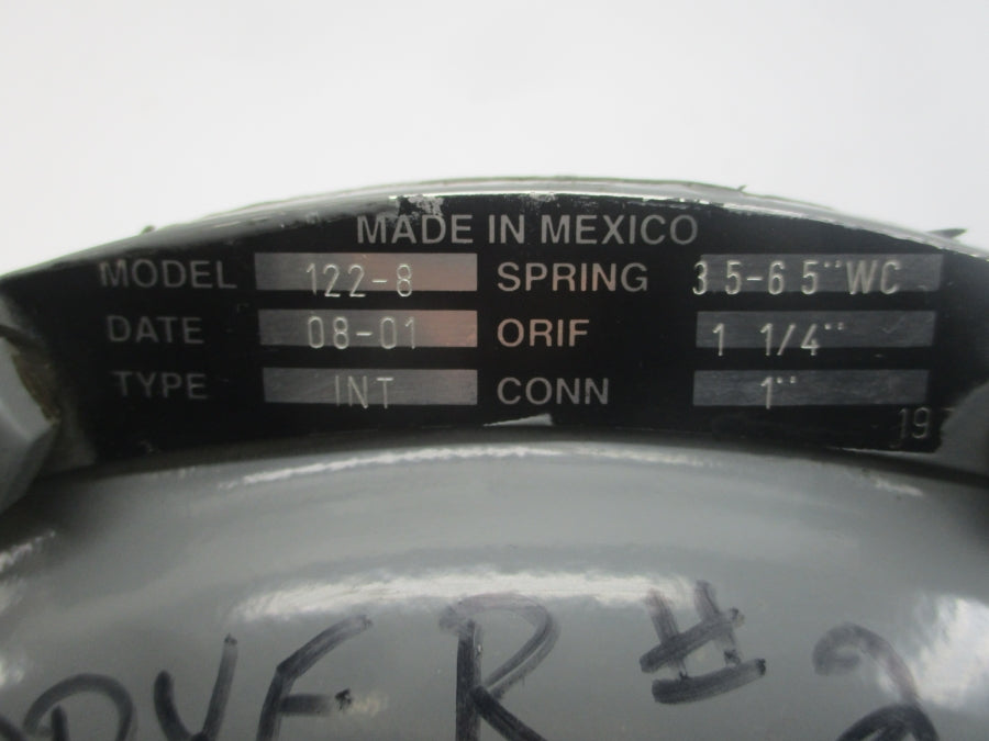 INVENSYS 122-8 3.5-6.5"WC 1-1/4" NSNP