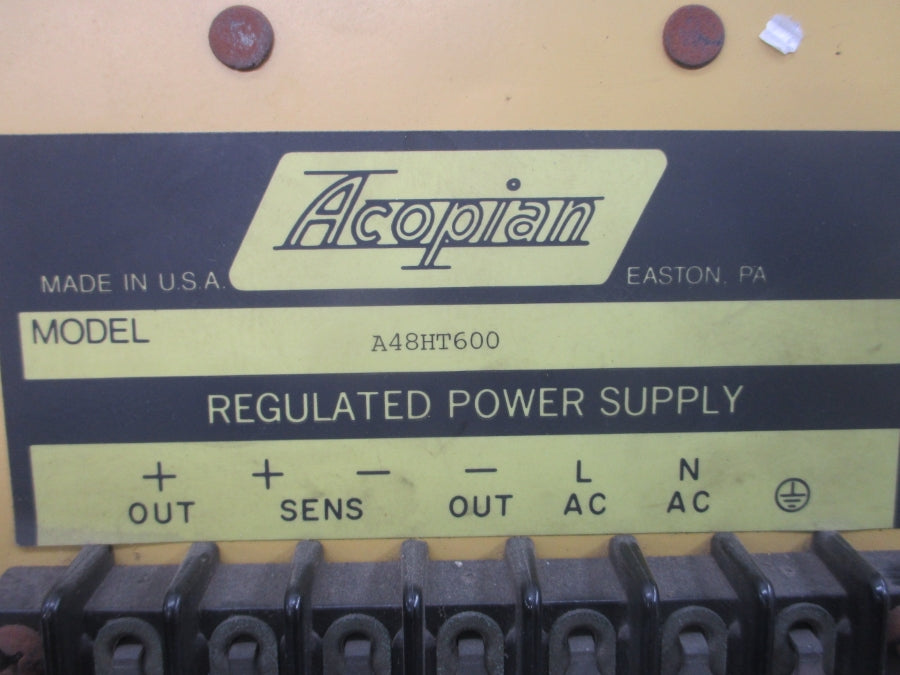 ACOPIAN A48HT600 (AS PICTURED) UNMP