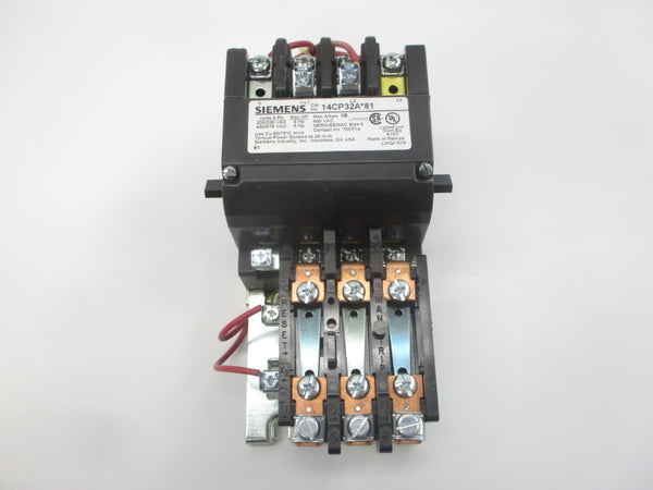 SIEMENS 14CP32AA81 SER. C 110-120/220-240VAC 18A NSMP